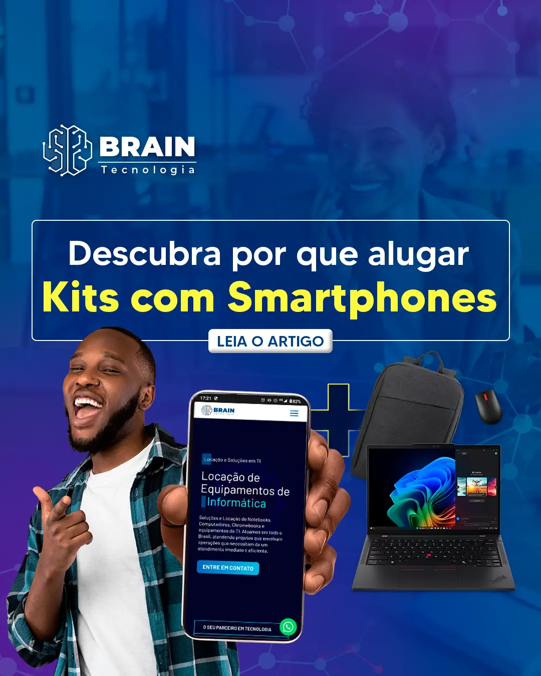 Imagem destaque para Locação de kits com smartphones: veja por que contratar