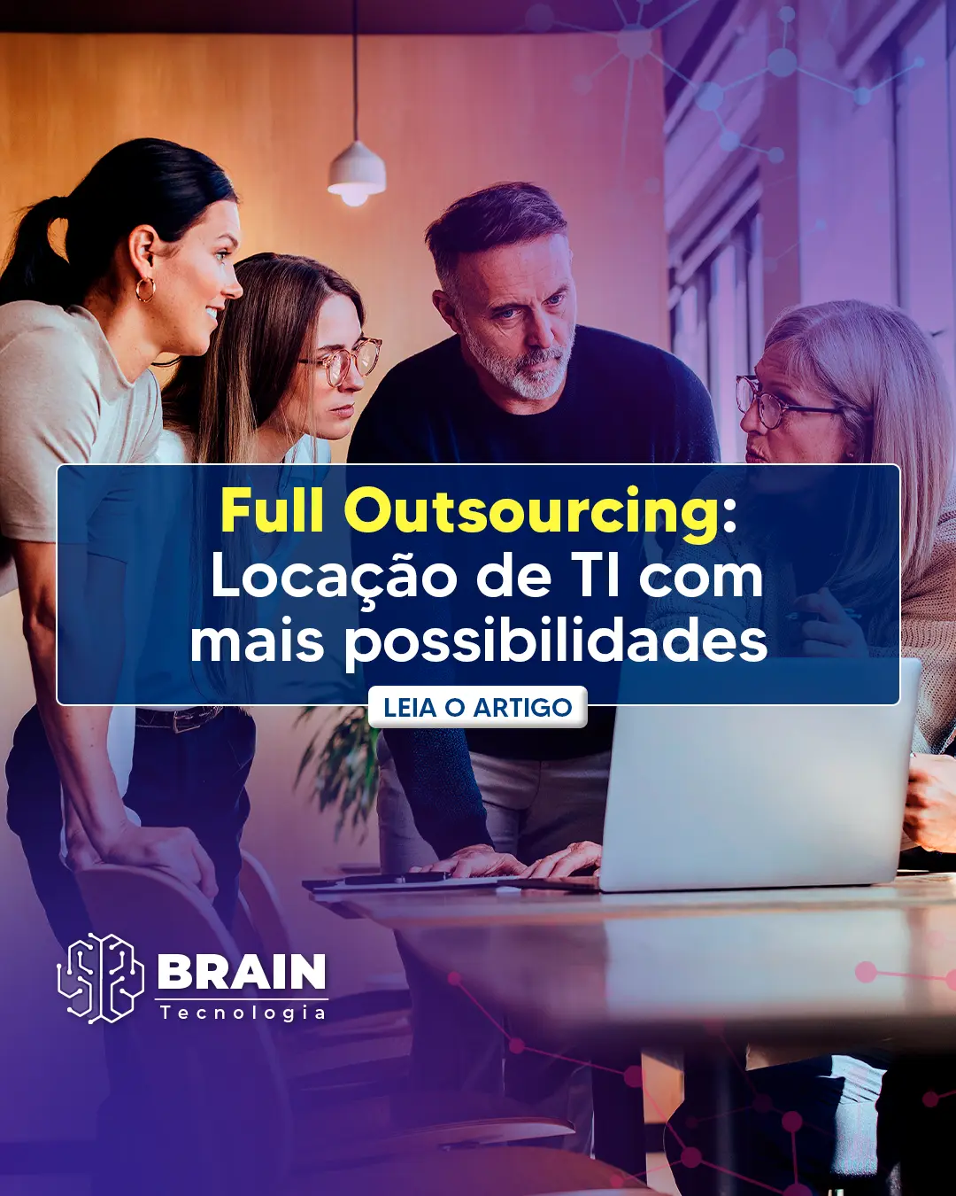 Imagem destaque para Full Outsourcing de TI: Locação com flexibilidade e redução de custos